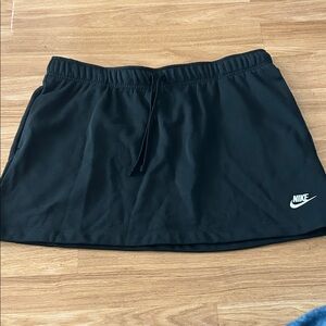 Nike Black Performance Skirt with White Logo